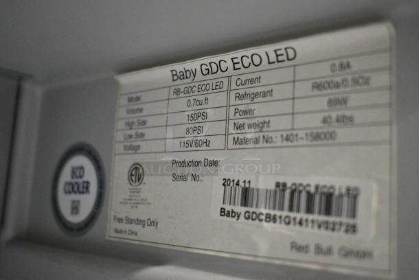 Baby GDC RB-GDC ECO LED Metal Mini Cooler Merchandiser. 115 Volts, 1 Phase. Tested and Working! - Image 3 of 4