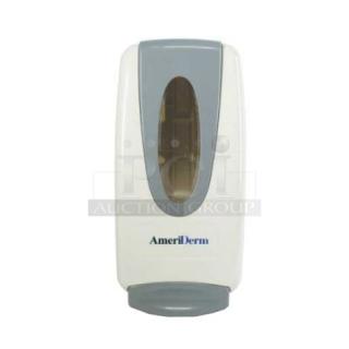 4 BRAND NEW! Boxes of 12 AmeriDerm ALL-962F AMD-81255 Foam Soap Dispenser. 4 Times Your Bid!