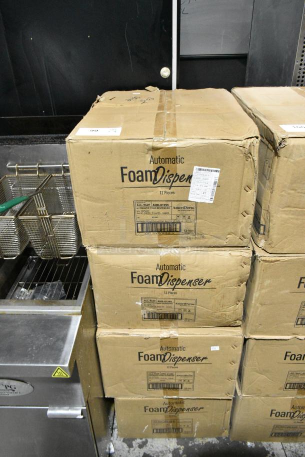 4 BRAND NEW! Boxes of 12 AmeriDerm ALL-962F AMD-81255 Foam Soap Dispenser. 4 Times Your Bid! - Image 2 of 3