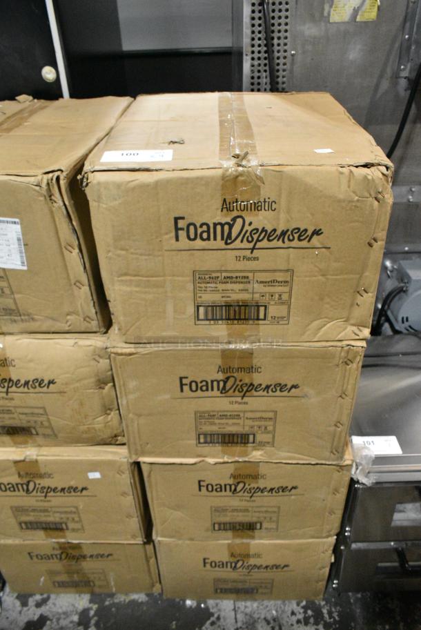 4 BRAND NEW! Boxes of 12 AmeriDerm ALL-962F AMD-81255 Foam Soap Dispenser. 4 Times Your Bid! - Image 2 of 3