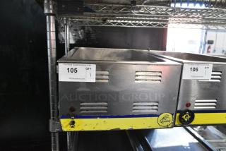 Qualite Stainless Steel Commercial Countertop Food Warmer. 120 Volts, 1 Phase. Tested and Working!