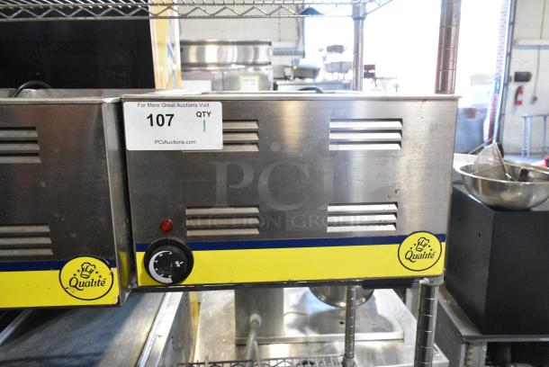 Qualite FW-1200WF Stainless Steel Commercial Countertop Food Warmer. 120 Volts, 1 Phase. Tested and Working! - Image 1 of 5