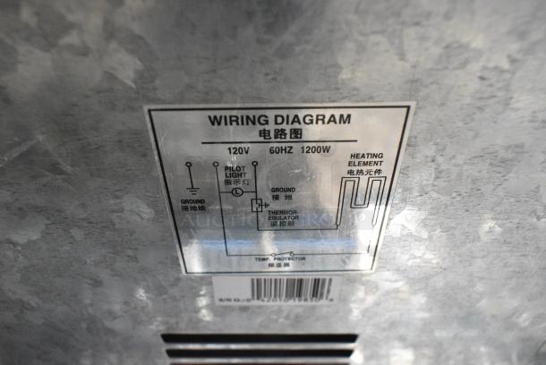Qualite FW-1200WF Stainless Steel Commercial Countertop Food Warmer. 120 Volts, 1 Phase. Tested and Working! - Image 4 of 5