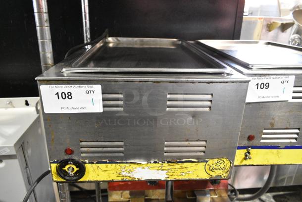 Qualite FW-1200WF Stainless Steel Commercial Countertop Food Warmer. 120 Volts, 1 Phase. Tested and Working! - Image 1 of 4