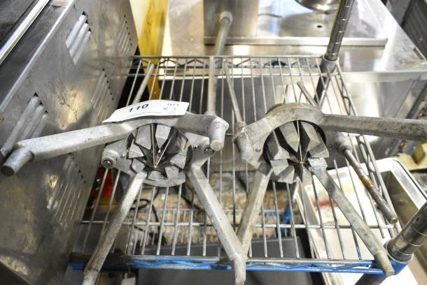 2 Metal Countertop Vegetable Wedger. 2 Times Your Bid! - Image 1 of 2