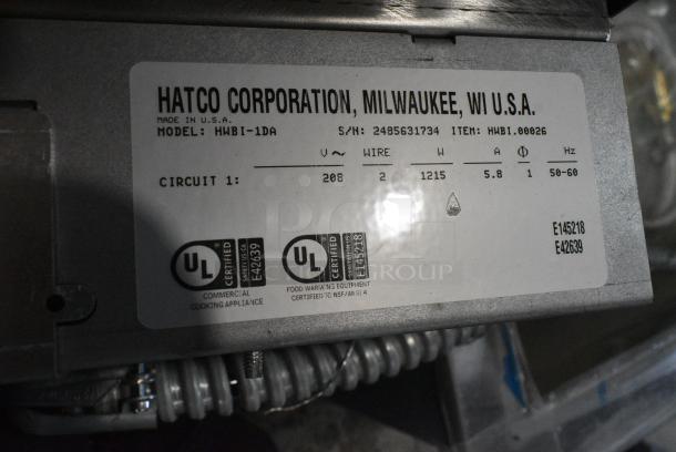 Hatco HWBI-1DA Stainless Steel Commercial Steam Table Drop In. 208 Volts, 1 Phase. - Image 2 of 4