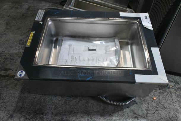 BRAND NEW! 2022 Delfield N8717-D Stainless Steel Commercial Cold Pan Drop In. 120 Volts, 1 Phase. Cannot Test Due To Missing Power Cord - Image 1 of 5