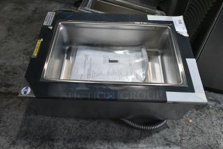 BRAND NEW! 2022 Delfield N8717-D Stainless Steel Commercial Cold Pan Drop In. 120 Volts, 1 Phase. Cannot Test Due To Missing Power Cord