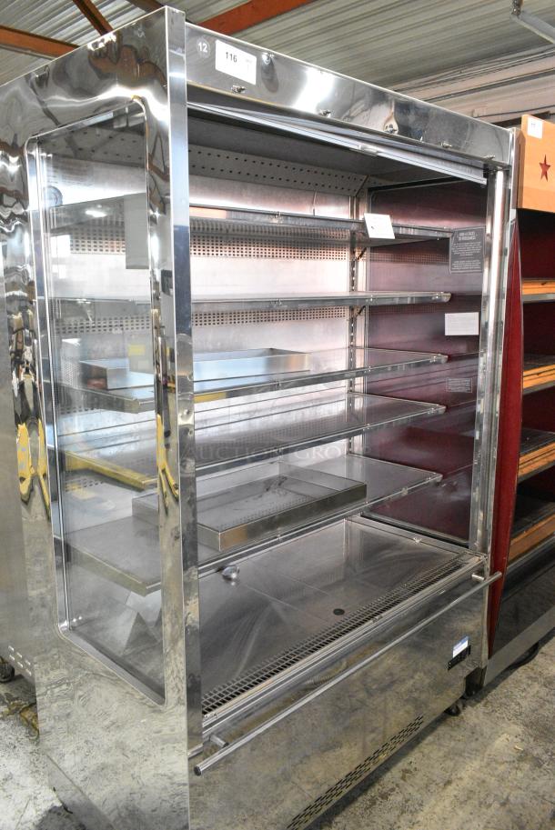 Karlos 200 UL Metal Commercial Floor Style Open Grab N Go Merchandiser on Commercial Casters. 230 Volts, 1 Phase. - Image 2 of 7