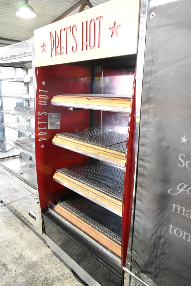 Fri-jado MD40-4 SB Metal Commercial Floor Style Open Grab N Go Merchandiser on Commercial Casters. 208 Volts, 1 Phase. - Image 2 of 7