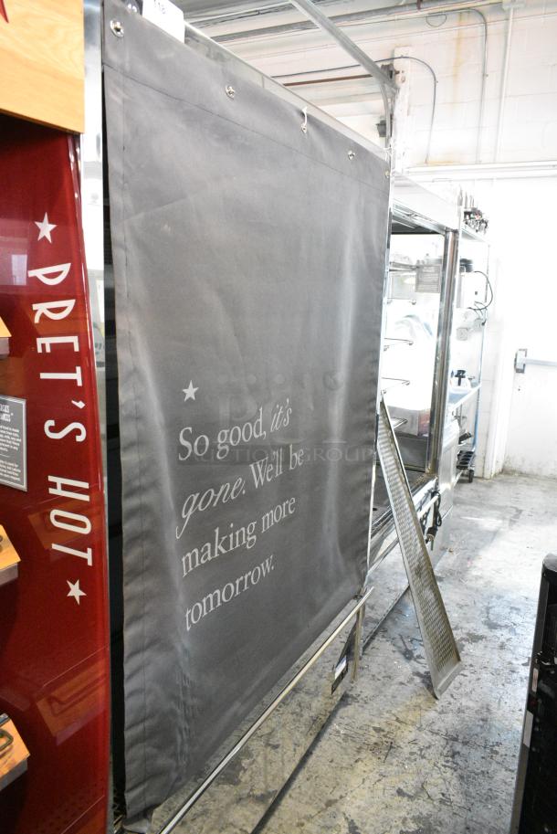 Karlos 1250 M2 Metal Commercial Floor Style Open Grab N Go Merchandiser on Commercial Casters. 230 Volts, 1 Phase. - Image 2 of 7