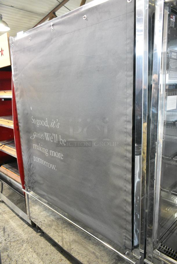 Karlos 1250 M2 Metal Commercial Floor Style Open Grab N Go Merchandiser on Commercial Casters. 230 Volts, 1 Phase. - Image 3 of 7