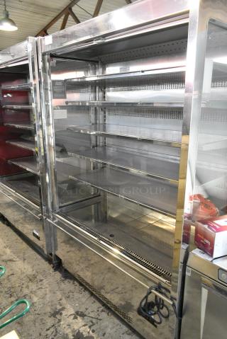 Karlos 200 UL Metal Commercial Floor Style Open Grab N Go Merchandiser on Commercial Casters. 230 Volts, 1 Phase.