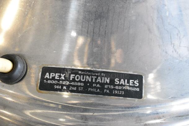 Metal Countertop Fountain. 120 Volts, 1 Phase. - Image 3 of 4