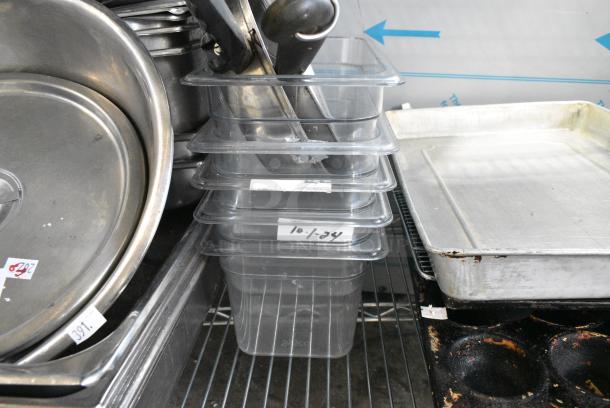 ALL ONE MONEY! Lot of Various Items Including Metal Lids, Stainless Steel Drop In Bins, Poly Drop In Bins, Muffin Baking Pans - Image 3 of 6