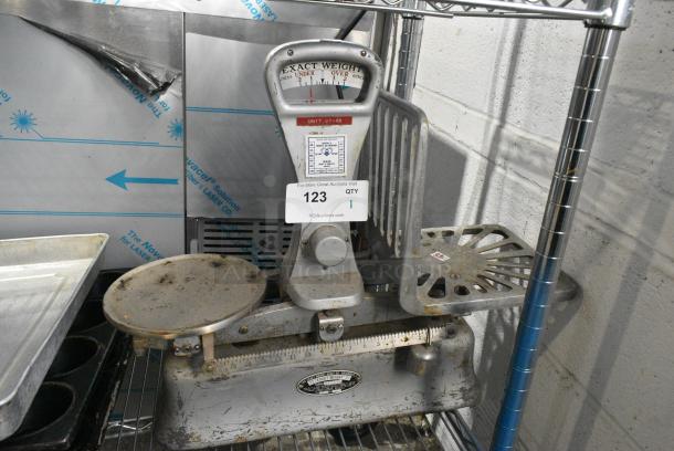 Exact Weight Metal Countertop Scale. - Image 1 of 4