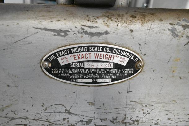 Exact Weight Metal Countertop Scale. - Image 3 of 4