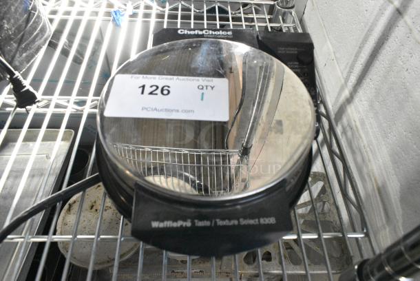 Chef's Choice Metal Countertop Waffle Maker. 120 Volts, 1 Phase. Tested and Working! - Image 1 of 4