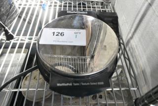 Chef's Choice Metal Countertop Waffle Maker. 120 Volts, 1 Phase. Tested and Working!