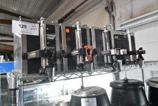 4 Stainless Steel Satellite Server; Bunn and Curtis. 4 Times Your Bid!