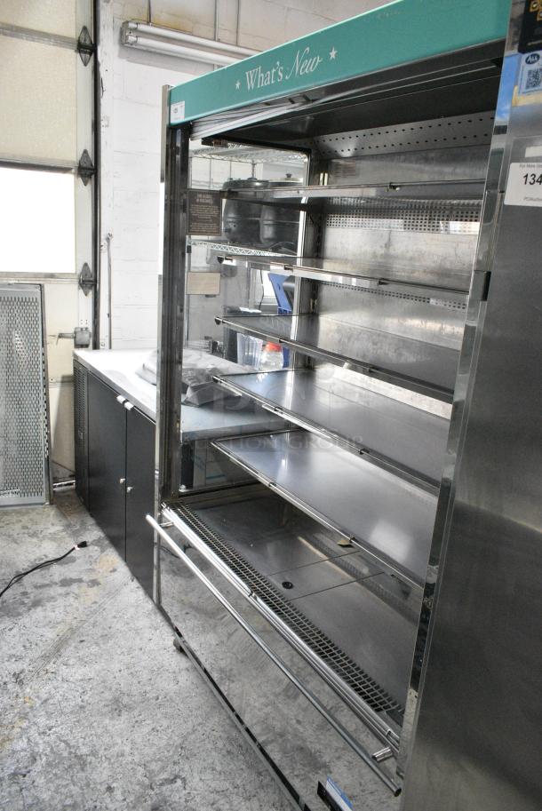 Karlos 1250 M2 Metal Commercial Floor Style Open Grab N Go Merchandiser on Commercial Casters. 230 Volts, 1 Phase. - Image 2 of 6