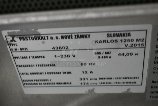 Karlos 1250 M2 Metal Commercial Floor Style Open Grab N Go Merchandiser on Commercial Casters. 230 Volts, 1 Phase. - Image 5 of 6