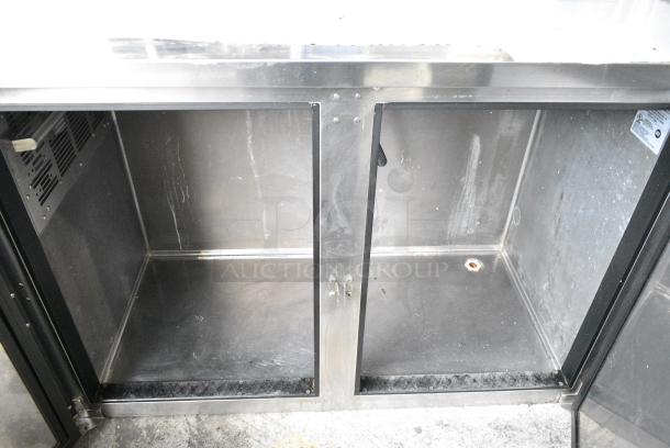 Perlick DDS60 Metal Commercial 2 Door Undercounter Back Bar Cooler. 115 Volts, 1 Phase. Tested and Powers On But Does Not Get Cold - Image 2 of 4