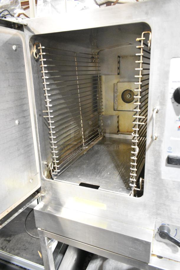 Cleveland 22CGT6.1 Stainless Steel Commercial Natural Gas Powered Single Deck Steam Cabinet on Stand. 32,000 BTU. - Image 2 of 4