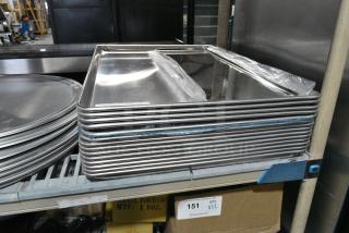 18 BRAND NEW SCRATCH AND DENT! Items Including 14 Metal Baking Pans. 18 Times Your Bid!
