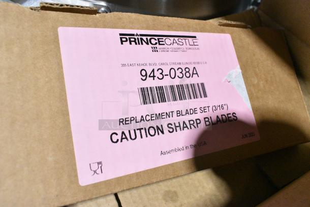 5 BRAND NEW SCRATCH AND DENT! Items Including 2 Wine Saver Franmara, 164TBHRDWR8 Lancaster Table & Seating 12 Piece Floor Glide and Screw Table Base Hardware Kit, Prince Castle 943-038A Blade. 5 Times Your Bid! - Image 5 of 5