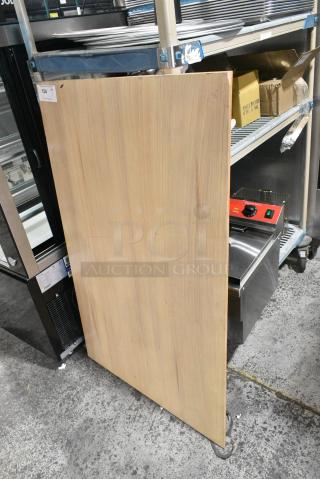 BRAND NEW SCRATCH AND DENT! Wooden Tabletop