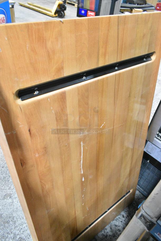 BRAND NEW SCRATCH AND DENT! Wooden Tabletop - Image 3 of 3