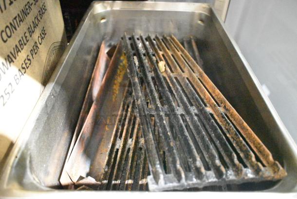 7 Items Including Stainless Steel Drop In Bins and Metal Charbroiler Grill Grates. 7 Times Your Bid! - Image 2 of 2