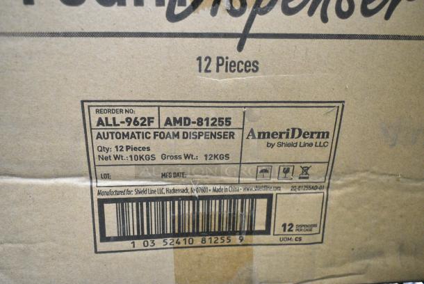 4 BRAND NEW! Boxes of 12 AmeriDerm ALL-962F AMD-81255 Foam Soap Dispenser. 4 Times Your Bid! - Image 3 of 3