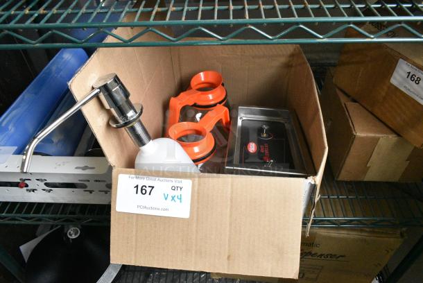 4 Various Items Including Coffee Pots, Pump and Control Panel. 4 Times Your Bid! - Image 1 of 5