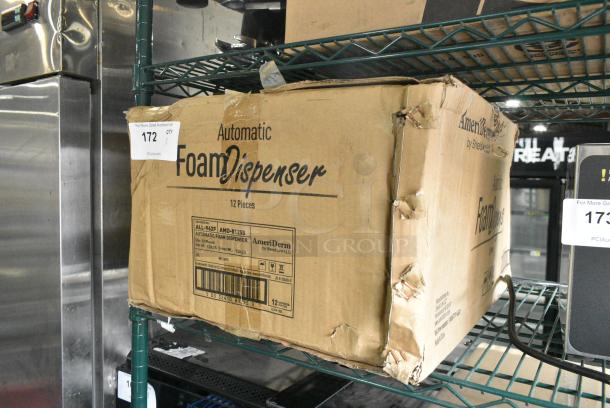 BRAND NEW! Boxes of 12 AmeriDerm ALL-962F AMD-81255 Foam Soap Dispenser. - Image 2 of 3