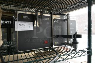 Curtis GEM-3-5 Stainless Steel Coffee Satellite Server on Stand.