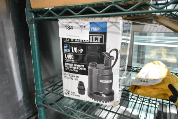 IN ORIGINAL BOX! Everbilt Pump - Image 2 of 2