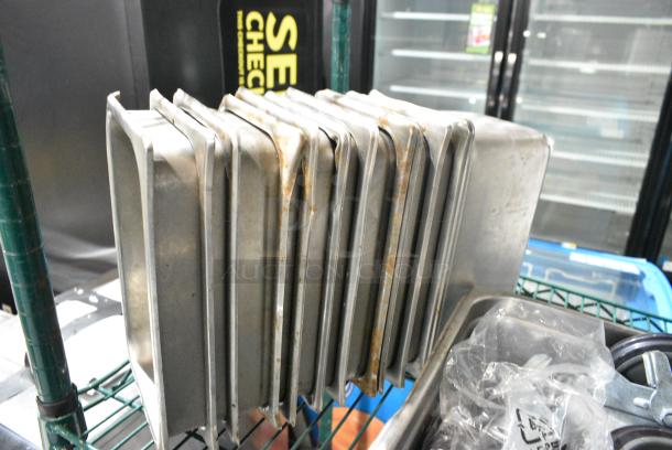 ALL ONE MONEY! Lot of Various Items Including Stainless Steel Drop In Bins and Commercial Casters - Image 2 of 7