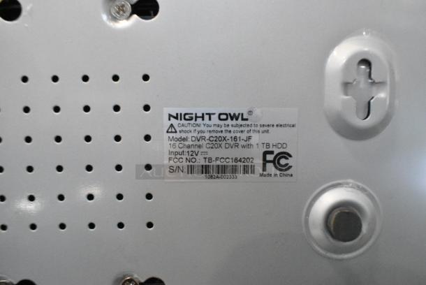 3 Various Items Including Night Owl DVR-C20X-161-JF 16 Channel DVR, Cutting Board. 3 Times Your Bid! - Image 4 of 4