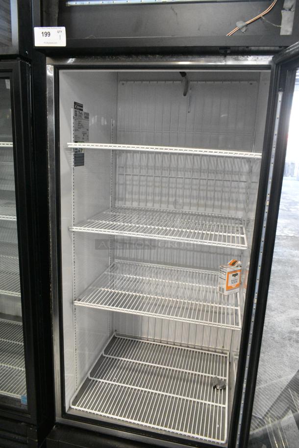 2019 True GDM-26F-HC Metal Commercial Single Door Reach In Freezer Merchandiser w/ Poly Coated Racks. 115 Volts, 1 Phase. Tested and Working! - Image 2 of 4