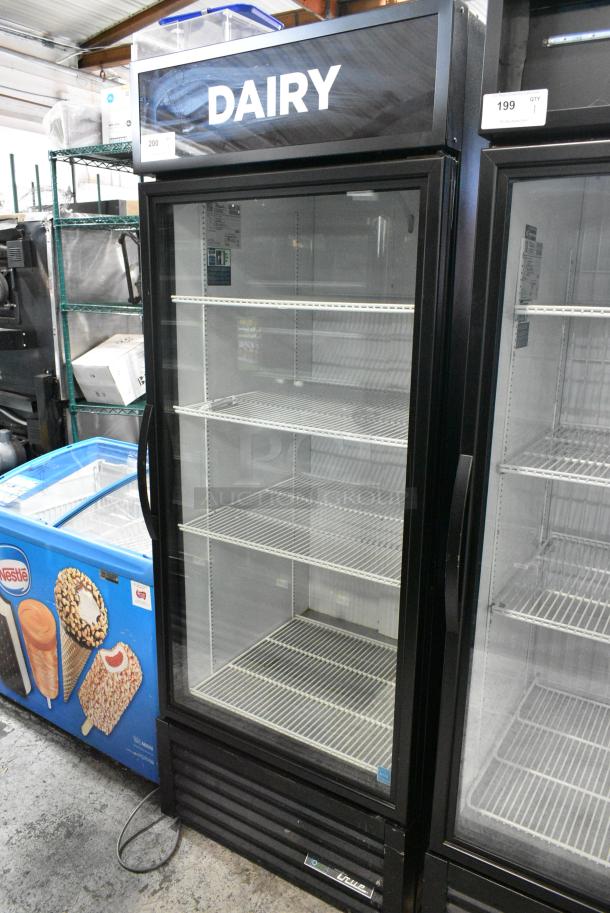 2019 True GDM-26-HC Metal Commercial Single Door Reach In Cooler Merchandiser w/ Poly Coated Racks. 115 Volts, 1 Phase. Tested and Working! - Image 1 of 4