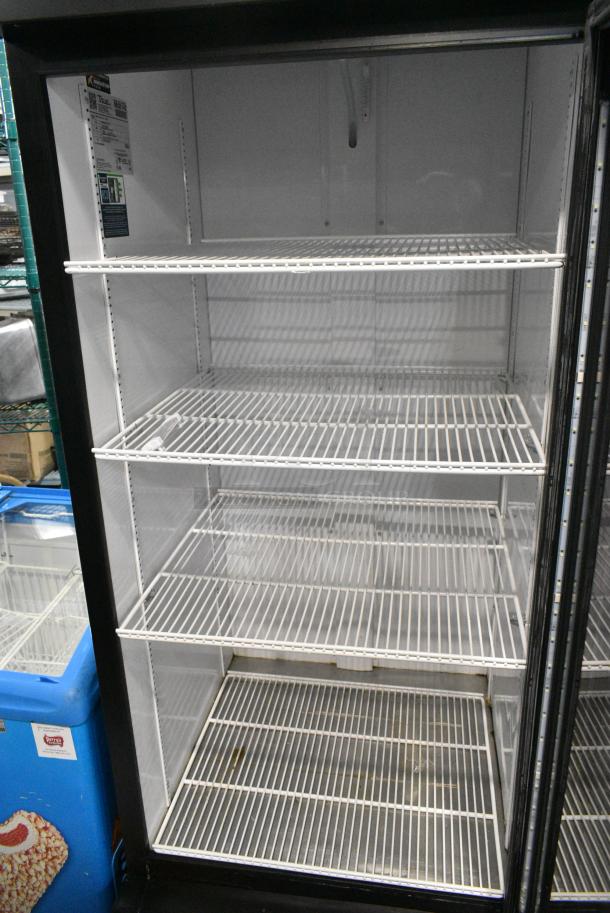 2019 True GDM-26-HC Metal Commercial Single Door Reach In Cooler Merchandiser w/ Poly Coated Racks. 115 Volts, 1 Phase. Tested and Working! - Image 2 of 4