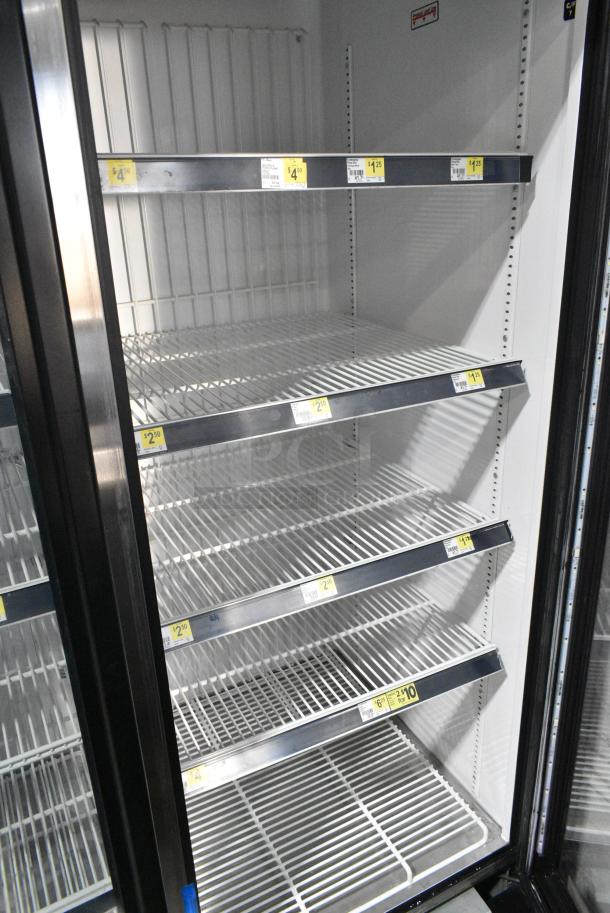 2017 True GDM-72F-HC Metal Commercial 3 Door Reach In Freezer Merchandiser w/ Poly Coated Racks. 208-230 Volts, 1 Phase. Tested and Working! - Image 3 of 5