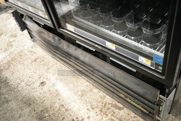 2018 True GDM-49-HC Metal Commercial 2 Door Reach In Cooler Merchandiser w/ Poly Coated Racks. 115 Volts, 1 Phase. Tested and Working! - Image 6 of 7