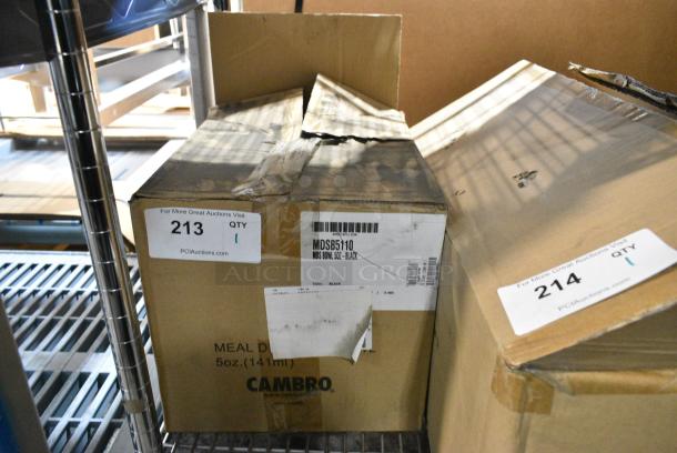 BRAND NEW IN BOX! Cambro MDSB5110 Shoreline Collection Black 5 oz. Bowl - Image 2 of 3
