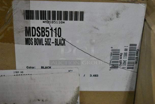 BRAND NEW IN BOX! Cambro MDSB5110 Shoreline Collection Black 5 oz. Bowl - Image 3 of 3