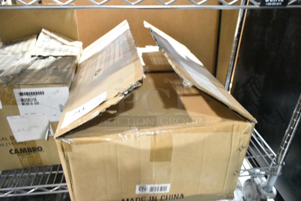 BRAND NEW ! Box of 12 American Metalcraft FSR14 Faux Slate Round Peel - Image 2 of 3