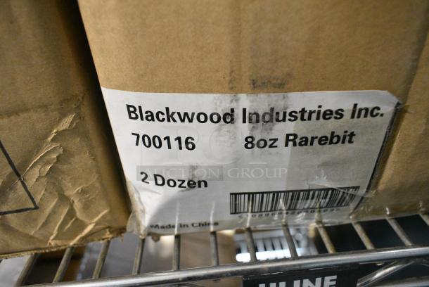 BRAND NEW! Box of 24 Blackwood 700116 8 Oz. Rarebit Dish - Image 3 of 3