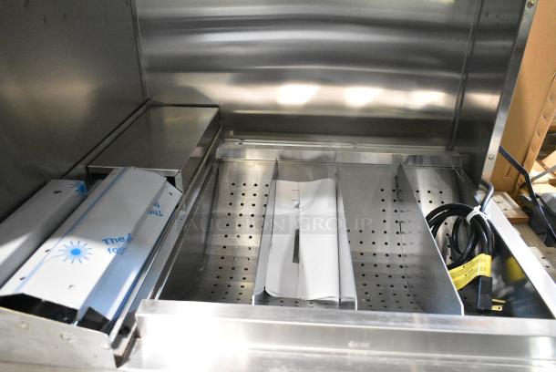 BRAND NEW! BKI HFW-R Stainless Steel Commercial Countertop Fry Dumping Warming Station. 120 Volts, 1 Phase. - Image 3 of 9